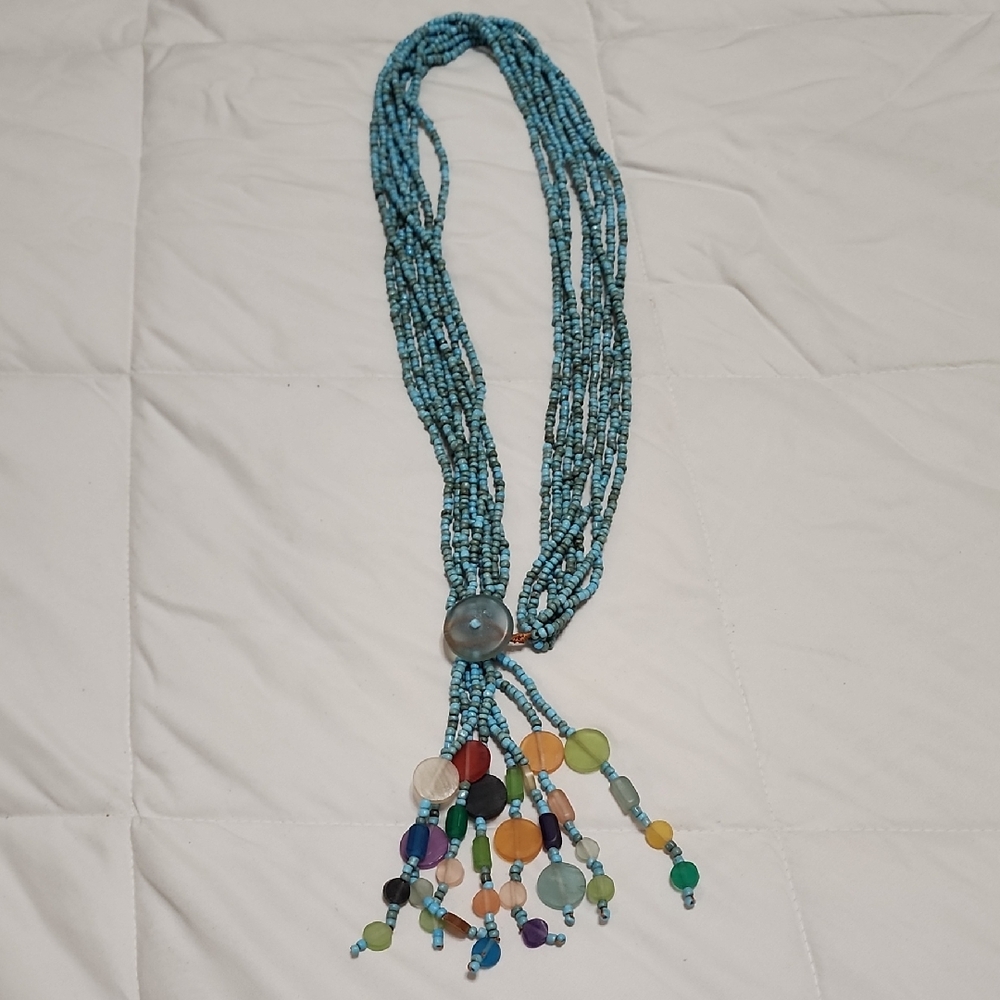 Multicolor Turquoise Beaded Necklace